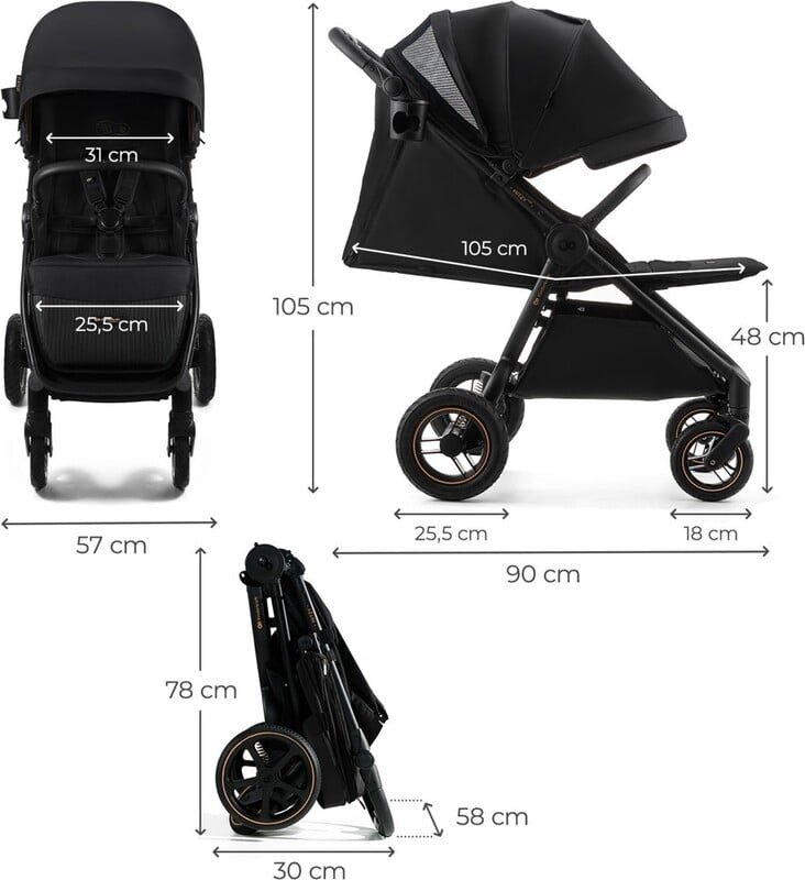 Kinderkraft Baby Stroller MITZY AIR