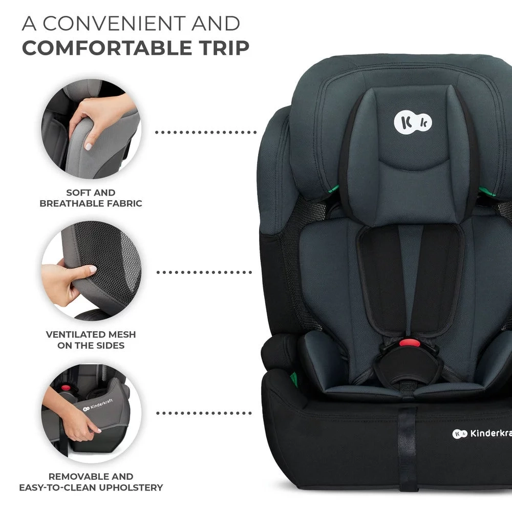 Παιδικό Κάθισμα Aυτοκινήτου Kinderkraft Comfort Up I-Size(76-150cm) black