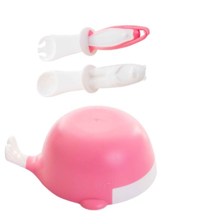 Baby whale meal set - Pink