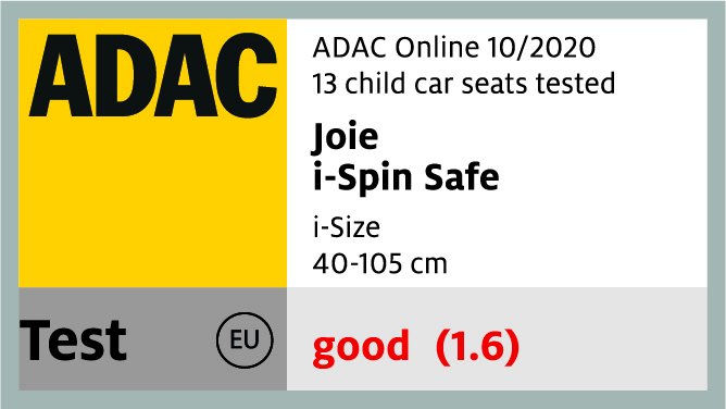 Βρεφικό-Παιδικό κάθισμα αυτοκινήτου Joie i-Spin Safe Coal