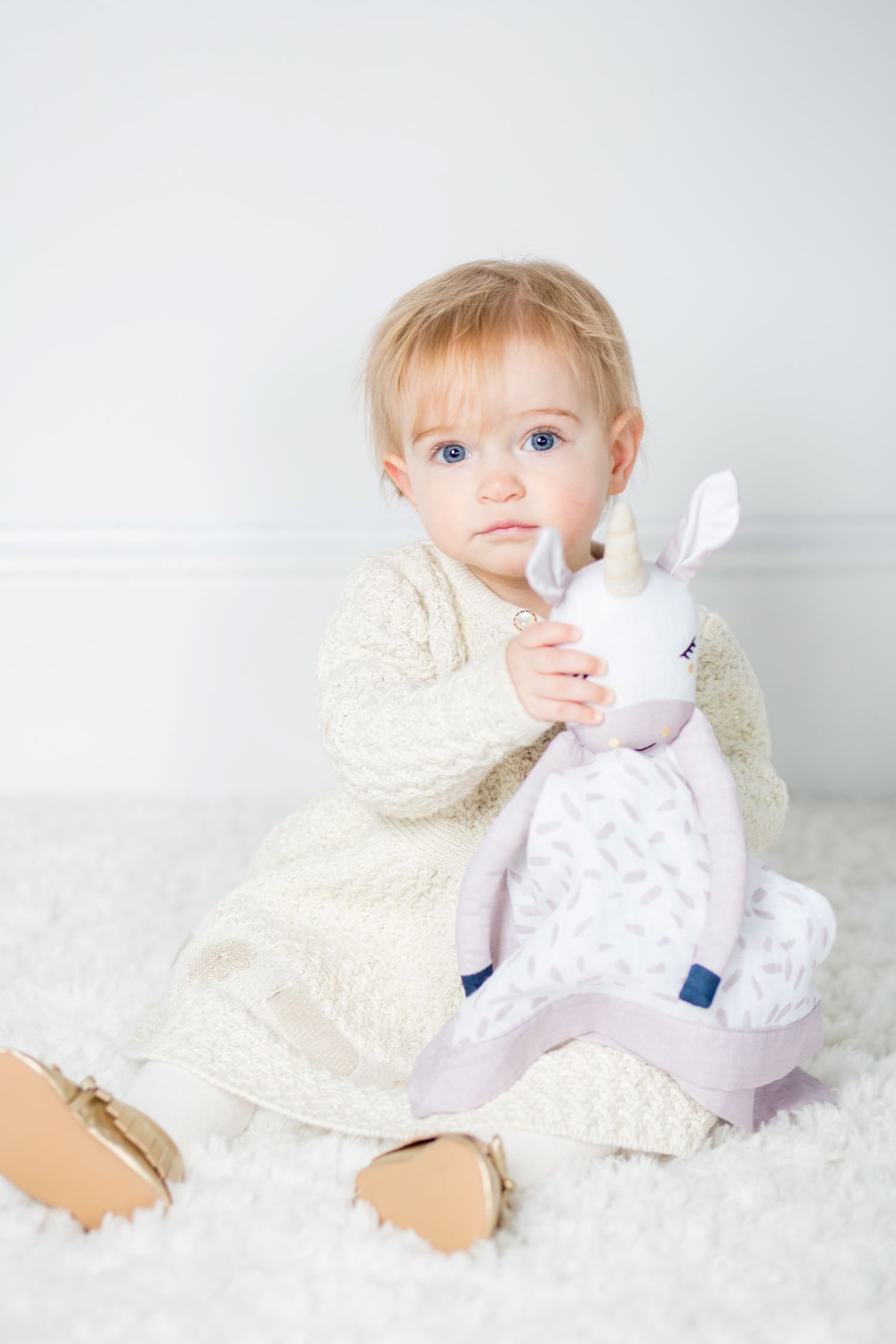 Cotton Muslin Lovie - Unicorn