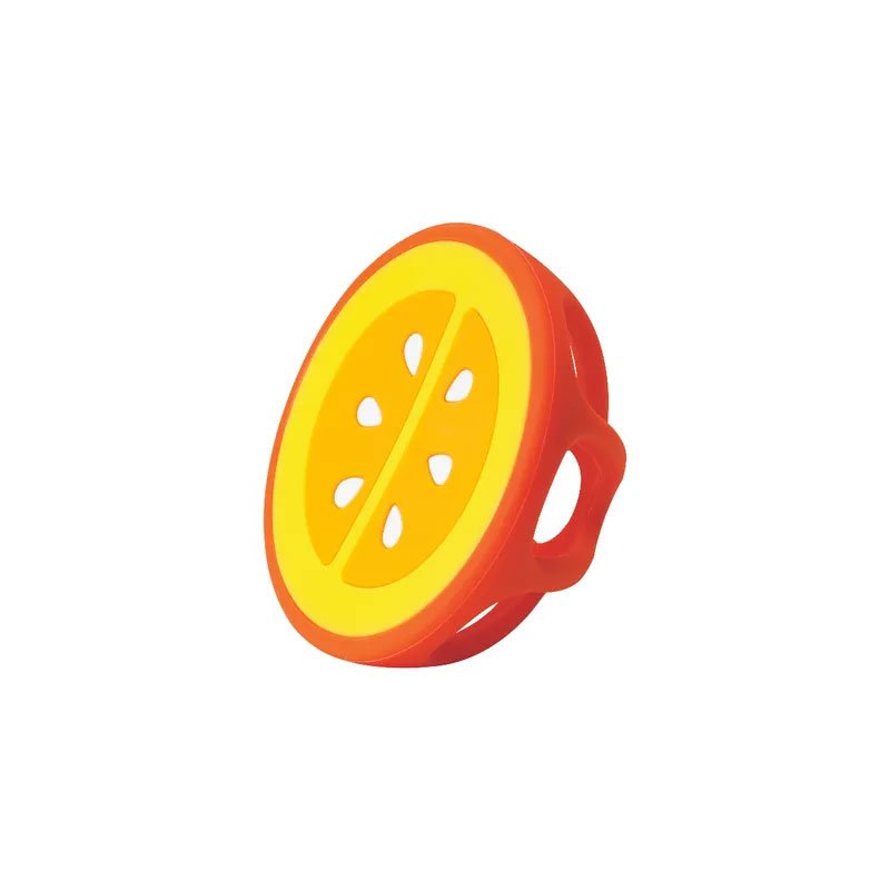Soothing Silicone Teether, Orange