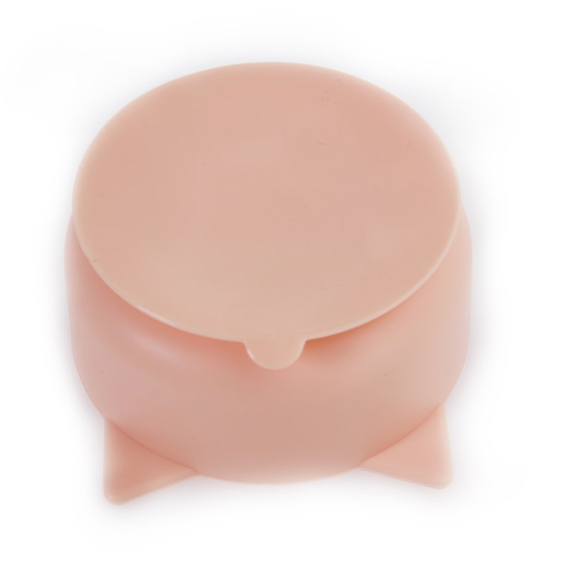 Silicone Baby Bowl - Kitty shaped - Clay
