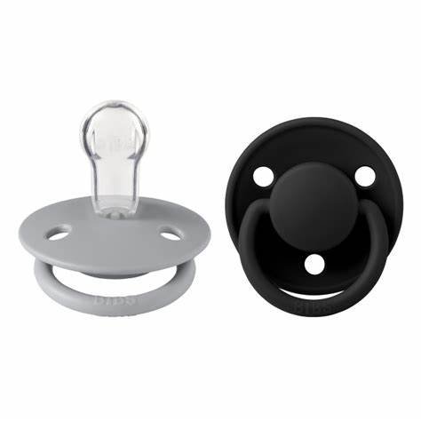 ΠΙΠΙΛΕΣ BIBS DE LUX SILICONE ONESIZE CLOUD/BLACK