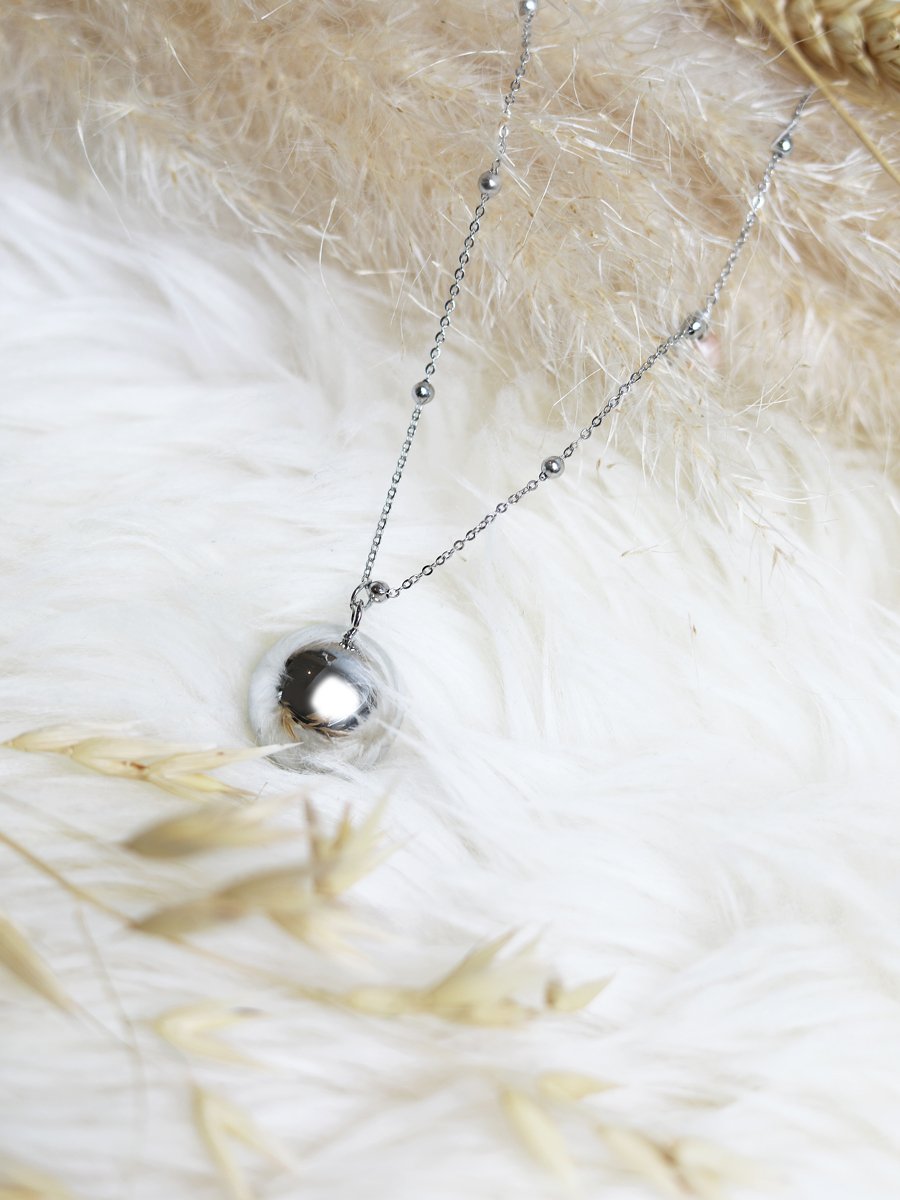 ProudMama Bola Olivia Silver Chain Κρύσταλλος