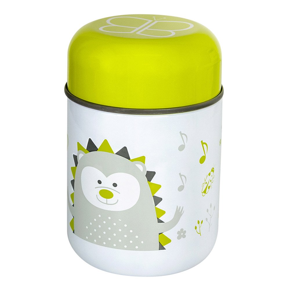 Bbluv Food (Lime) - Thermal food Container with Spoon