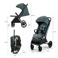 Kinderkraft stroller LOOM JADE GREEN