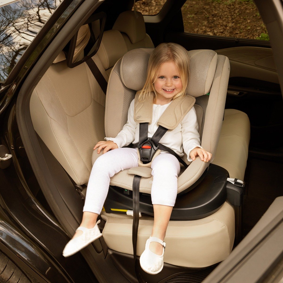 Kinderkraft Car Seat I-FIX ENDURA SAFE 61-150 cm BEIGE