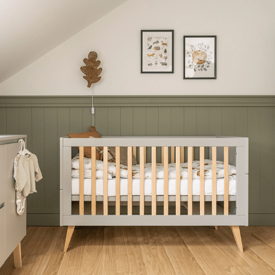 Βρεφικό κρεβάτι Pinio Swing Grey