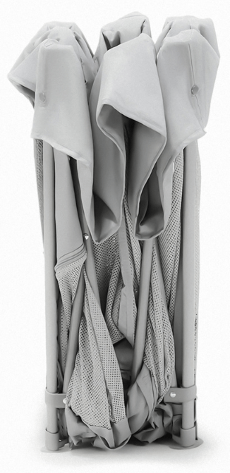 Kinderkraft playpen ZIKI grey