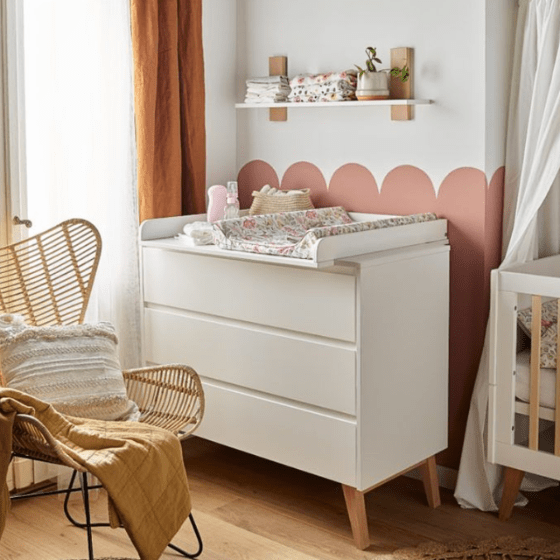 SWING 3 drawer chest WHITE
