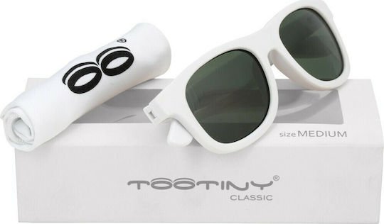 iTooTi Παιδικά Γυαλιά Ηλίου Άθραυστα 3-5 Ετών Classic λευκά