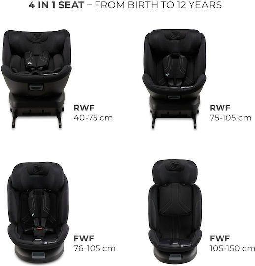 Kinderkraft Car Seat XPEDITION 3 i-Size BLACK