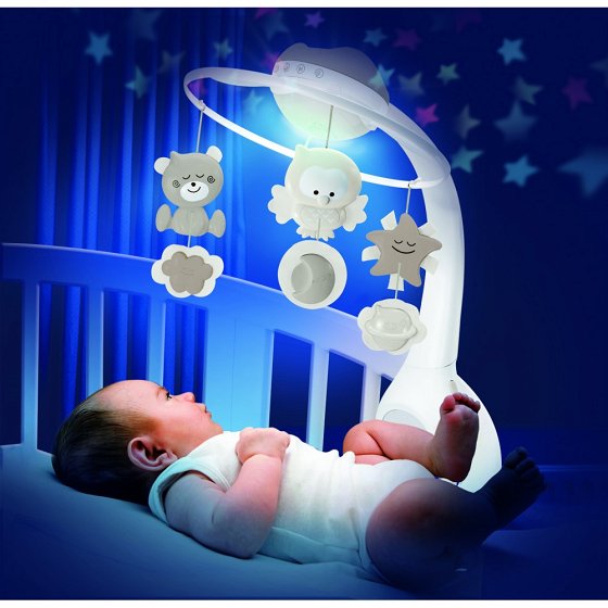 3 IN 1 PROJECTOR MUSICAL MOBILE(BLUE)