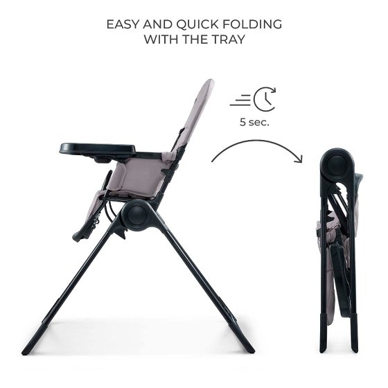 Kinderkraft high chair BINCI grey