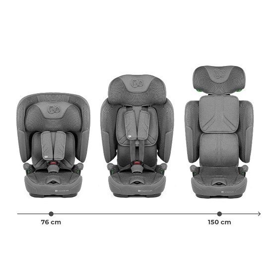 Kinderkraft Car Seat  FIX2GO i-Size 76-150cm GREY
