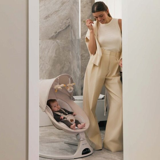 Kinderkraft bouncer TULSY beige