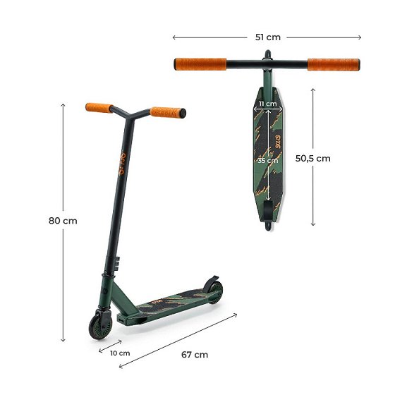 Kinderkraft scooter SOLIS Green