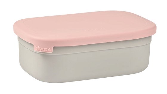 Ανοξείδωτο δοχείο φαγητού Beaba Velvet Grey/Dusty Rose