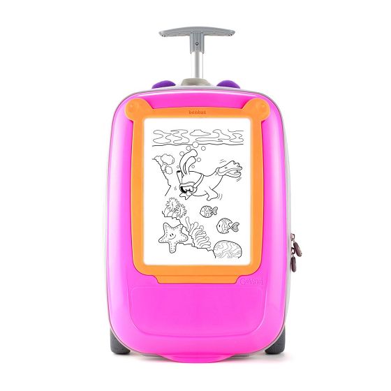 Παιδική Βαλιτσα με Ροδάκια Govinci Pink/Orange