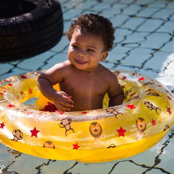 Swim Essentials: Σωσίβιο 69εκ. για μωρά από 0-1 ετών Yellow Circus