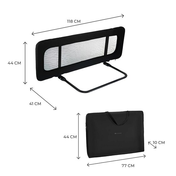 Kinderkraft bed rail Guard and Dream BLACK