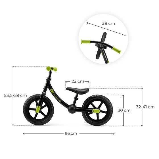 Balance bike 2WAY NEXT OFF ROAD black