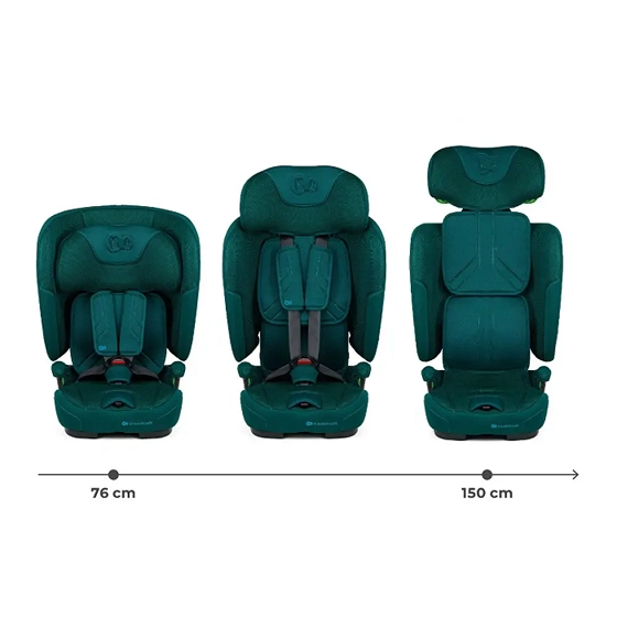 Kinderkraft Car Seat  FIX2GO i-Size 76-150cm GREEN