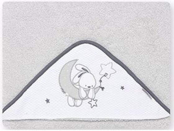 Βρεφικό Μπουρνούζι Κάπα Luna Grey 100x100