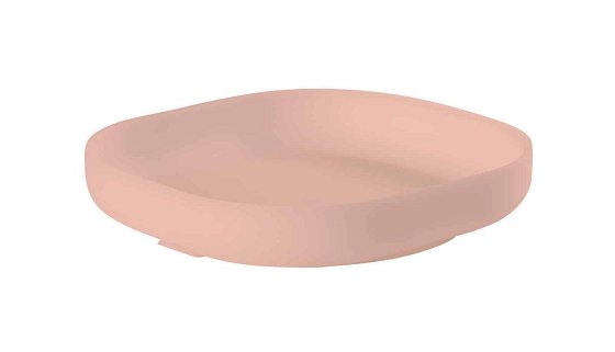 Εκπαιδευτικό Πιάτο απο Σιλικόνη Beaba Light Pink