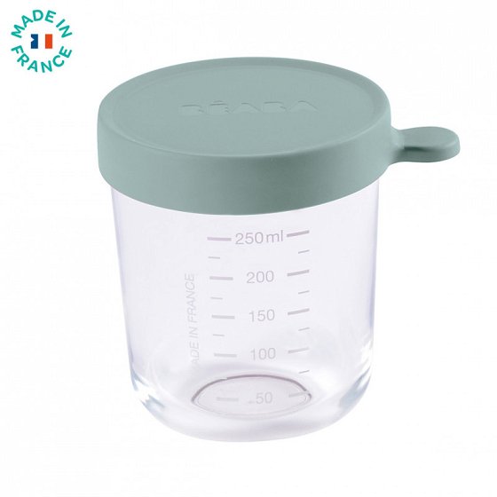 Δοχείο Αποθήκευσης Φαγητού Γυάλινο 250 ml Eucalyptus Green