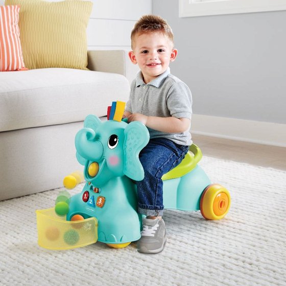 3-IN-1 SIT-WALK & RIDE ELEPHANT