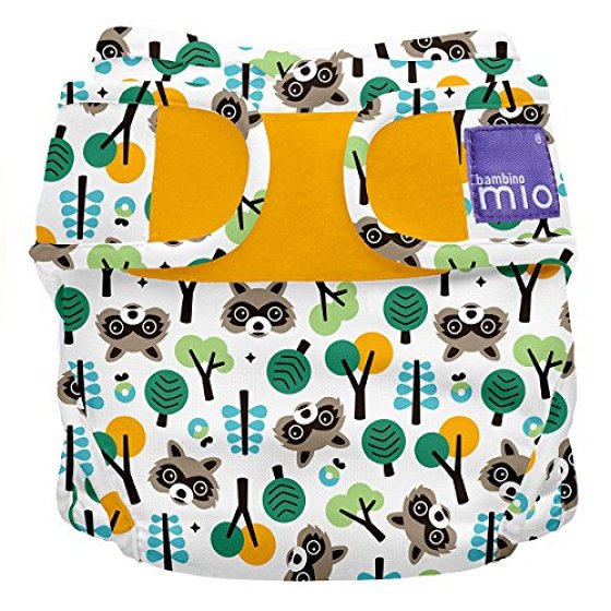 BAMBINO MIO MIOSOLO ALL-IN-ONE REUSABLE NAPPY, RACCOON RETREAT