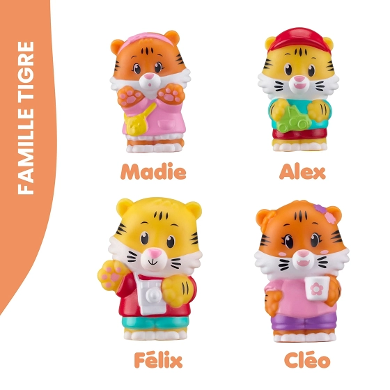 Klorofil Set of 4 Characters Tiger Family