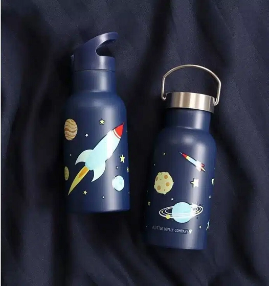 Stainless steel drink bottle: Space