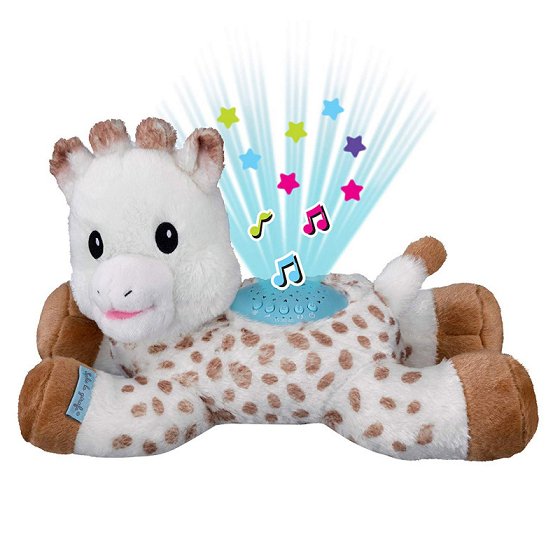 Sophie La Girafe Βελούδινη από Ύφασμα με Λευκούς Ήχους και Μουσική για Νεογέννητα