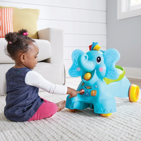 3-IN-1 SIT-WALK & RIDE ELEPHANT