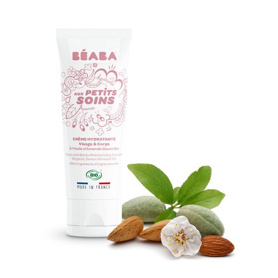 Face and Body Moisturising Cream Organic Sweet Almond Oil 100ml