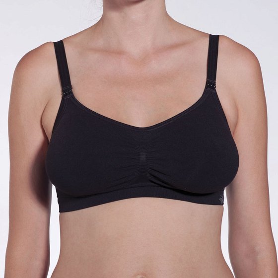 Adjustable nursing bra 1/S BLACK