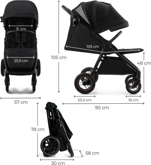 Kinderkraft Baby Stroller MITZY AIR