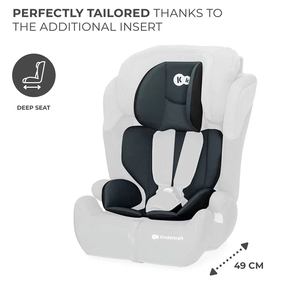 Παιδικό Κάθισμα Aυτοκινήτου Kinderkraft Comfort Up I-Size(76-150cm) black