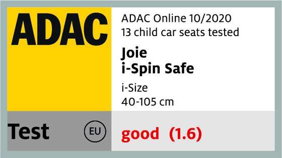 Βρεφικό-Παιδικό κάθισμα αυτοκινήτου Joie i-Spin Safe Coal