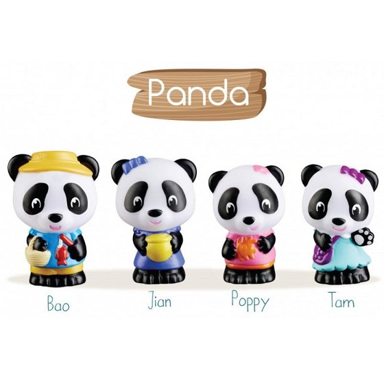 Klorofil Set of Panda Family (Bao, Jian, Tam, Poppy)