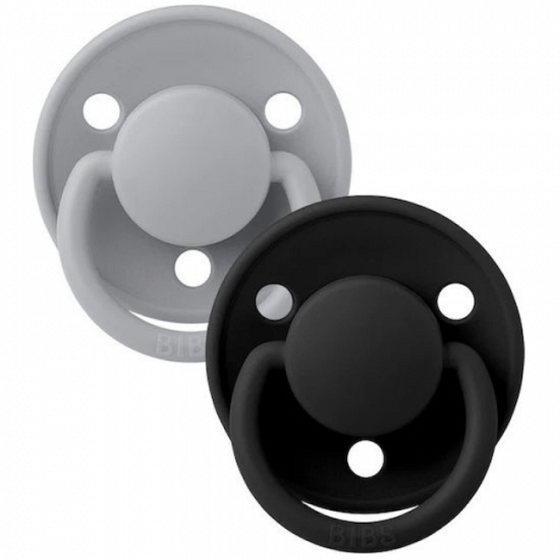 ΠΙΠΙΛΕΣ BIBS DE LUX SILICONE ONESIZE CLOUD/BLACK
