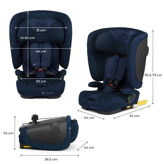 Kinderkraft Car Seat  FIX2GO i-Size 76-150cm NAVY