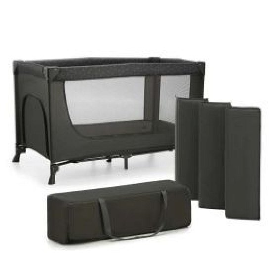 Kinderkraft travel cot JOY 2 DARK GREY
