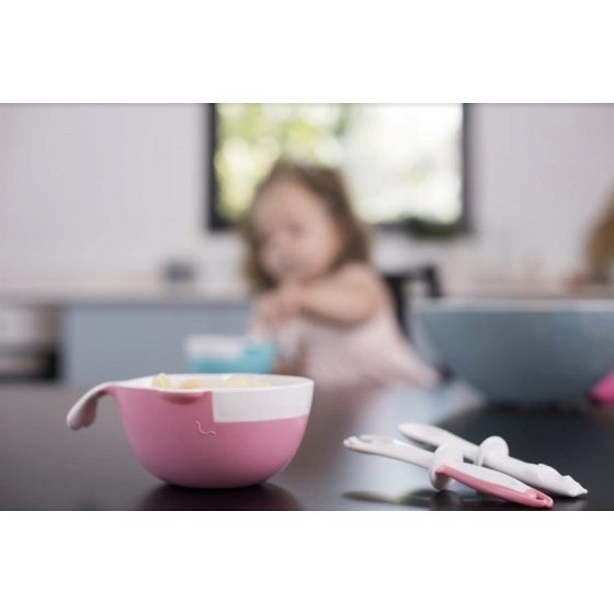 Baby whale meal set - Pink