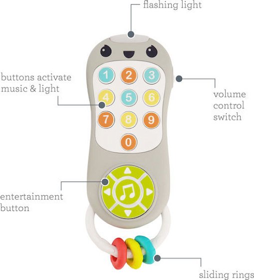 Music & Light Pretend Remote Control